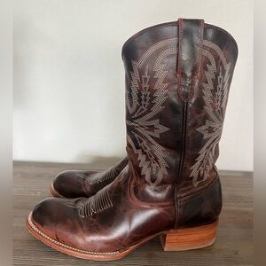 FREEBIRD  Embroidered Western Cowboy Boots Bison Size 14